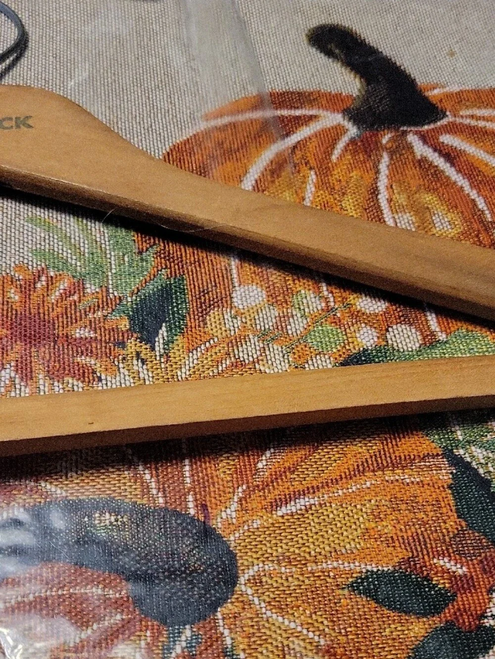 Vintage  Wooden Hanger - Tan